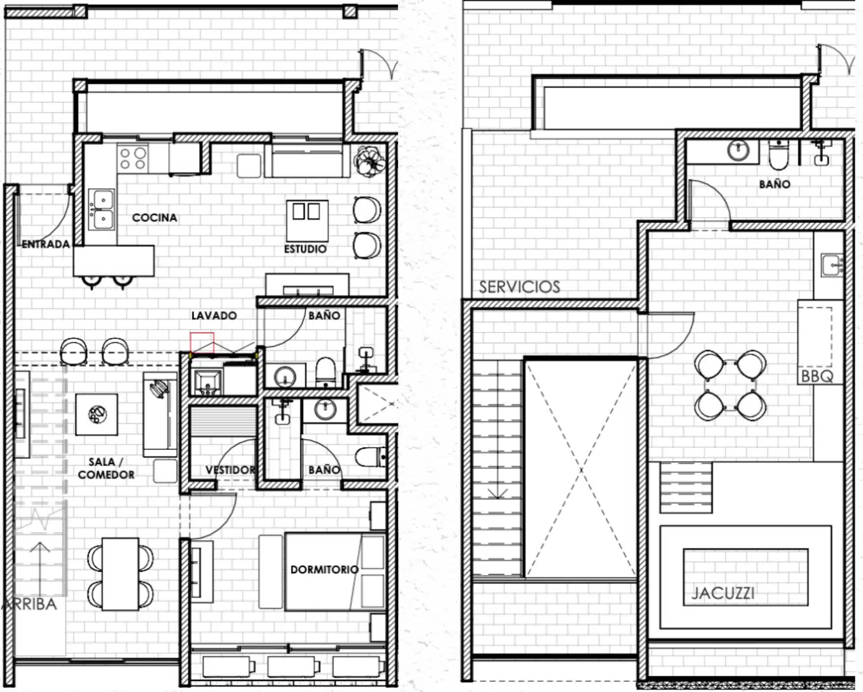 Level 4 Units (Penthouses) Plan
